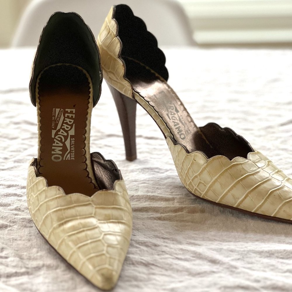 Vintage Ferragamo heels